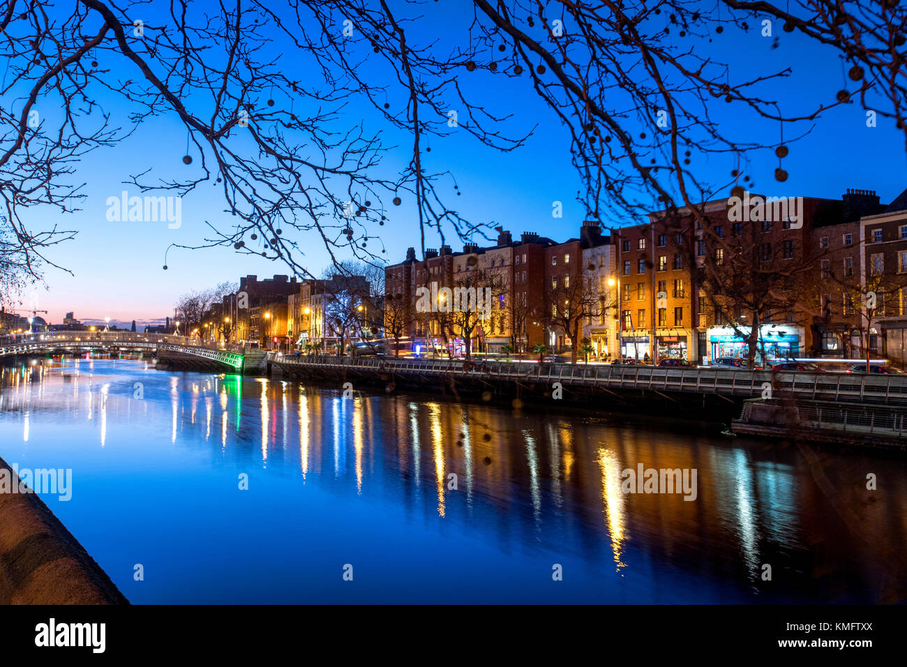 Dublin Quays, Ireland Stock Photo