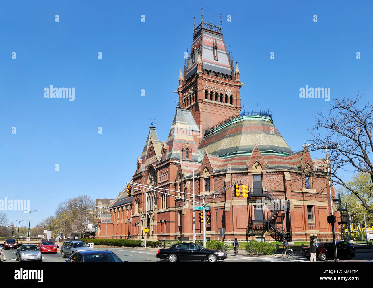 Memorial Hall and Sanders Theater, Harvard University Stock Photo