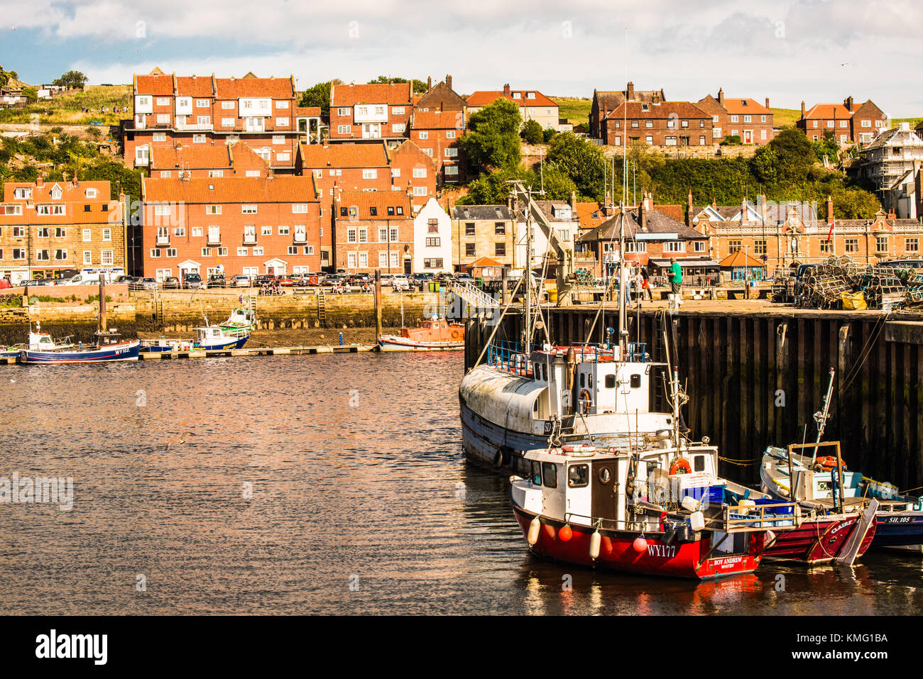 costal Town Whitby Yorkshire  Ray Boswell Stock Photo