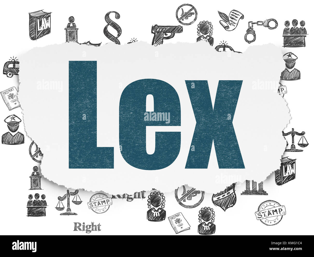 Law concept: Lex on Torn Paper background Stock Photo - Alamy