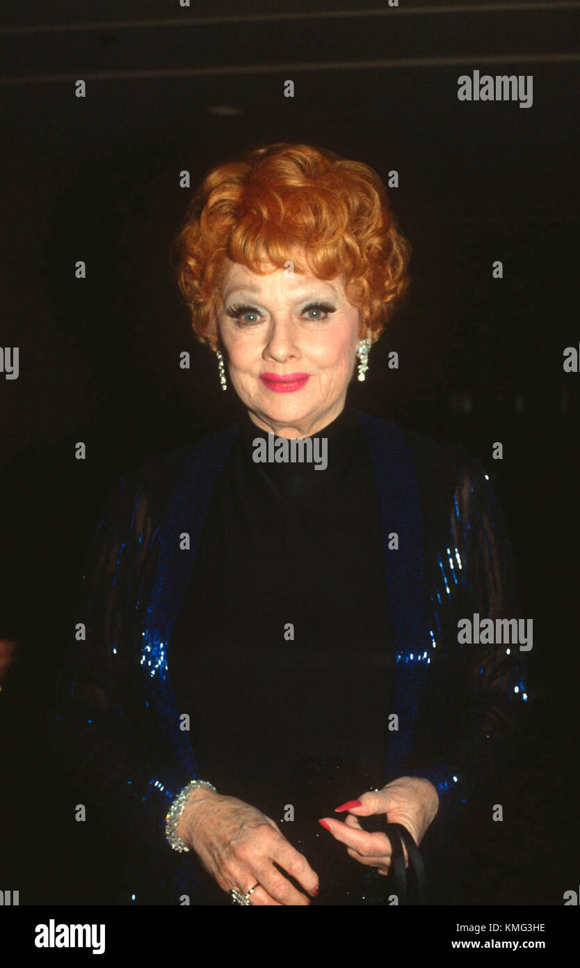Actress Lucille Bal attends Scott Newman Foundation event at the Century Plaza Hotel on November 19, 1982 in Los Angeles, California. Photo by Barry King/Alamy Stock Photo