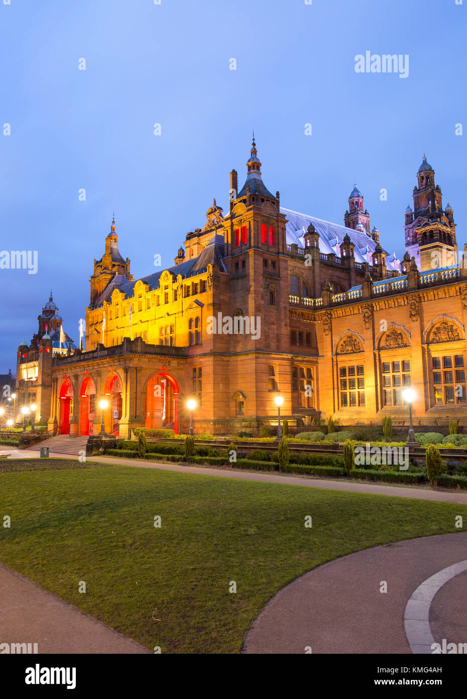 Paisley by Night. Scotland Stock Photo - Alamy