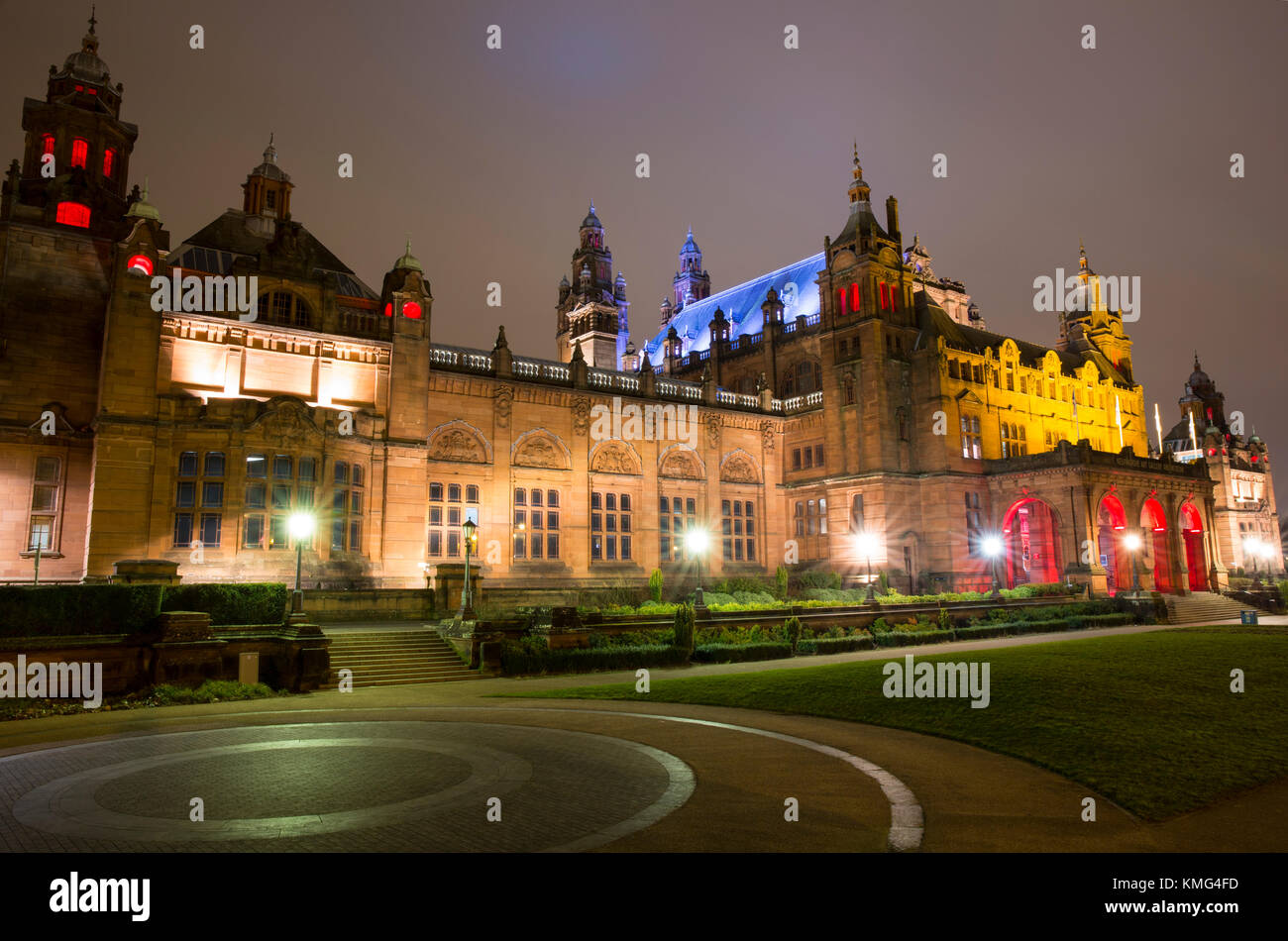 Paisley by Night. Scotland Stock Photo - Alamy