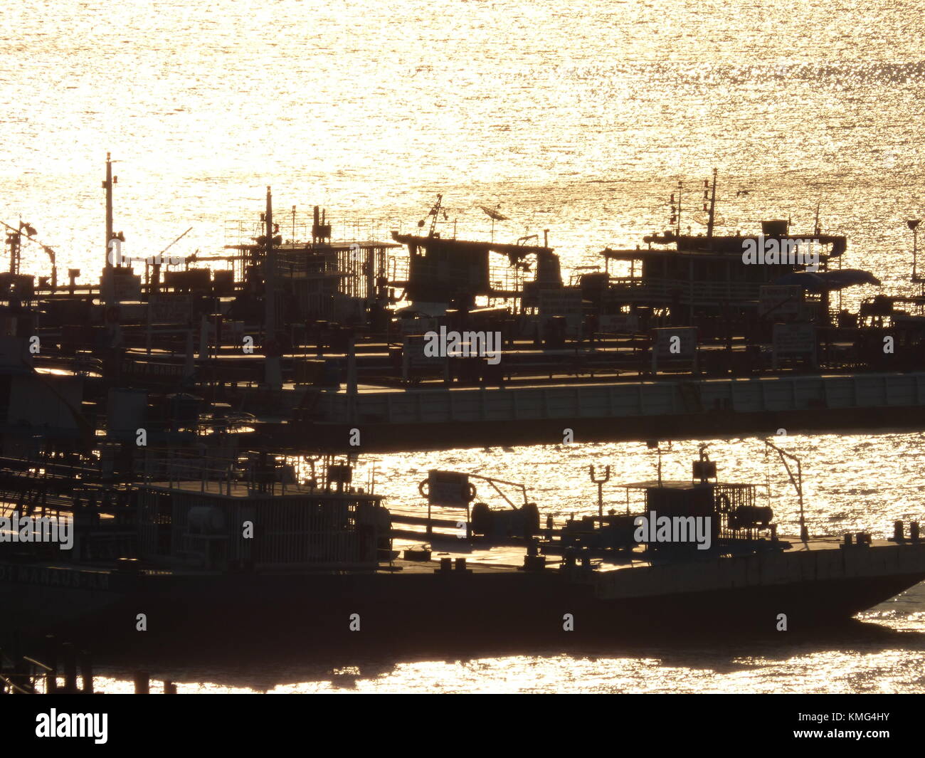 Santarem, Amazon at sunset from a ship on the Amazon Stock Photo Alamy