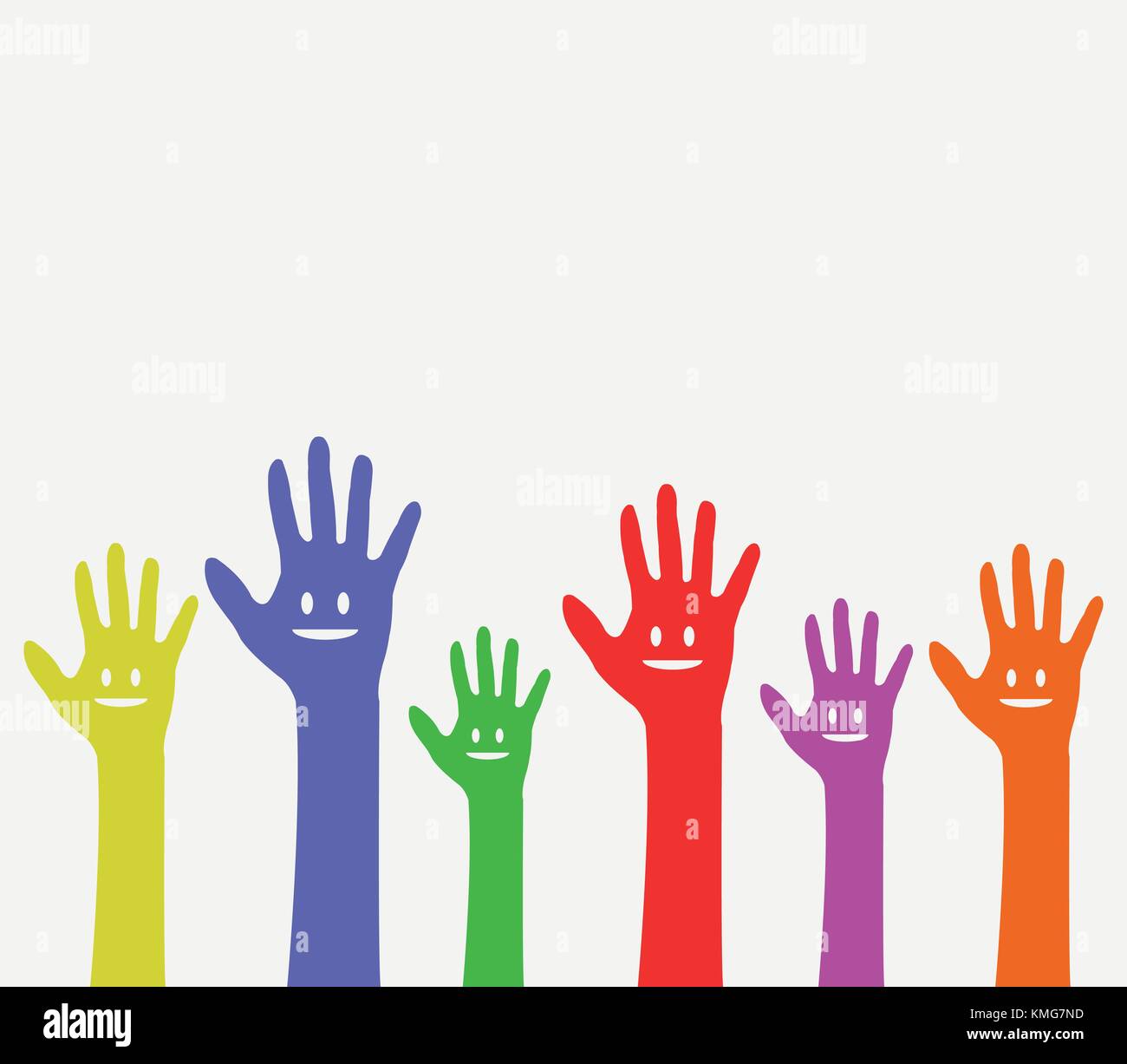 hands that smile Stock Vector Image & Art - Alamy