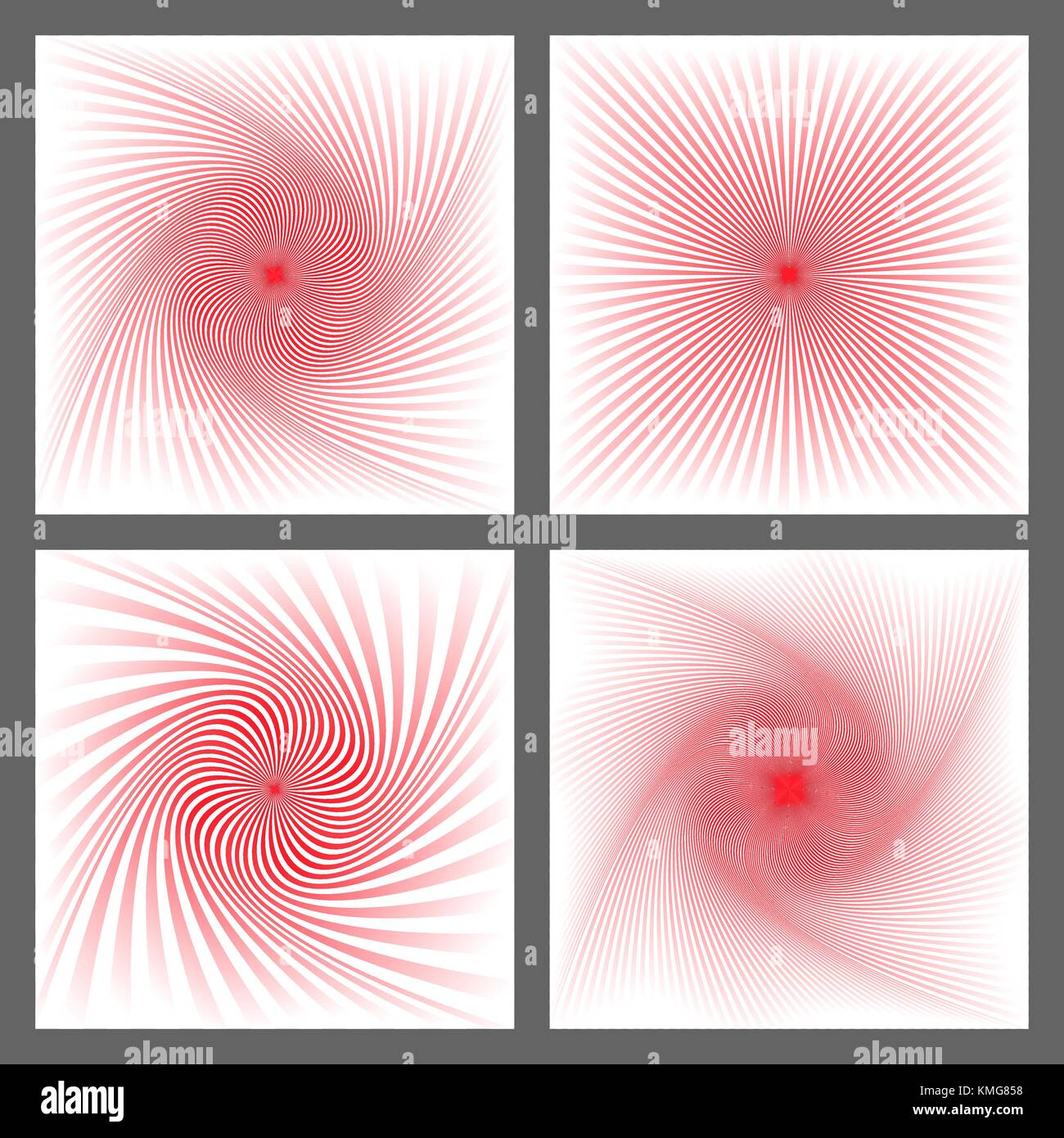 Red spiral and burst background design set Stock Vector Image & Art - Alamy