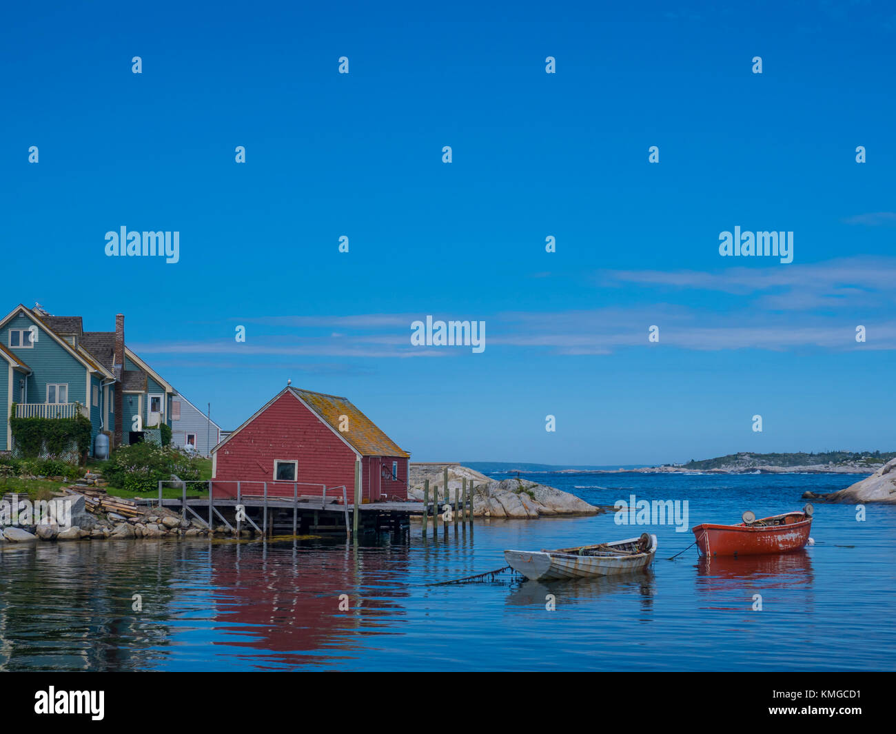Harbor, Peggy's Cove, Nova Scotia, Canada Stock Photo Alamy