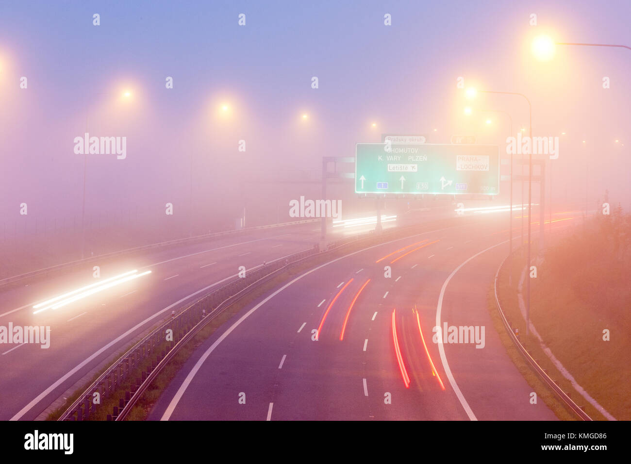 Czech motorway hi-res stock photography and images - Alamy