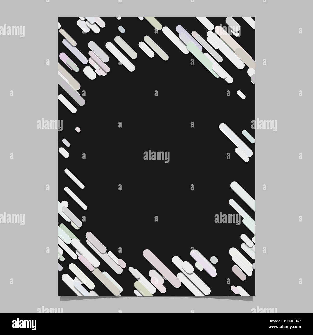 Abstract diagonal rounded stripe pattern page background template ...