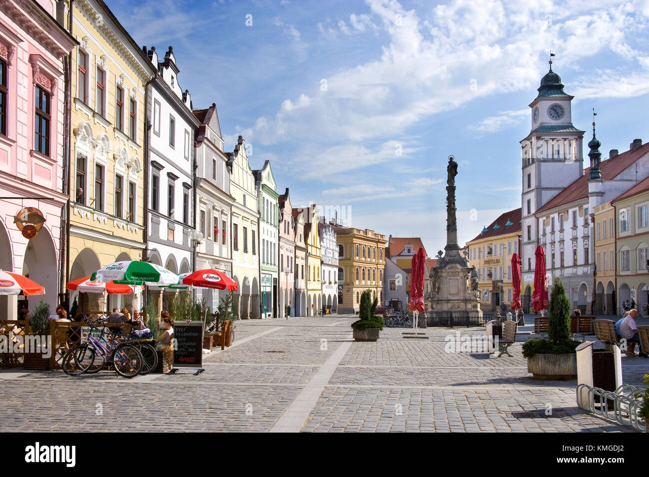 Trebone TREBON, CZECH REPUBLIC - circa SEP 2012 - renaissance town Trebon ...