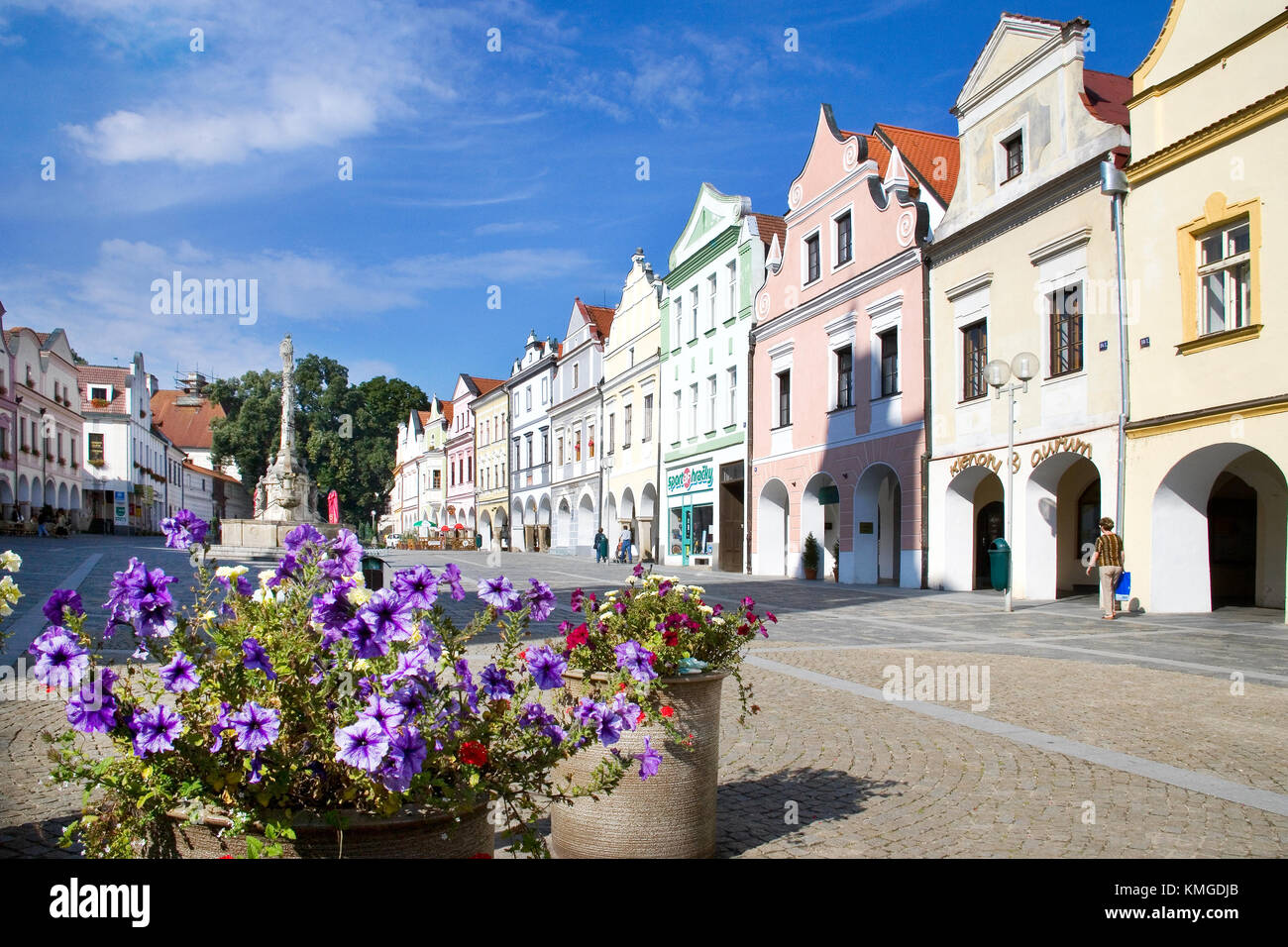 Trebone TREBON, CZECH REPUBLIC - circa SEP 2012 - renaissance town Trebon ...