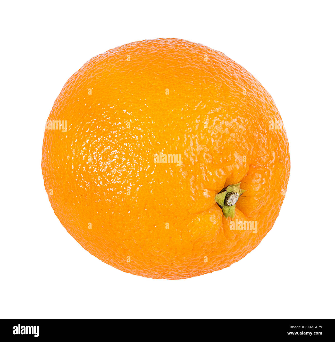 Orange With Ripe Ripe orange isolated on white background Stock Photo - Alamy