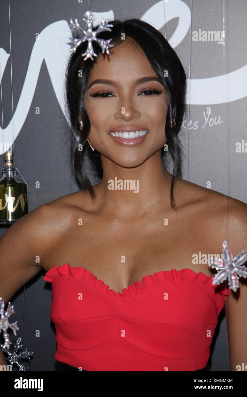 New York, NY, USA. 7th Dec, 2017. Karrueche Tran at Curve Fragrances