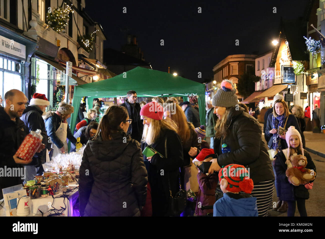 Sweets stall. 'Winter Wander' Christmas Fair. 7th December 2017. Bridge
