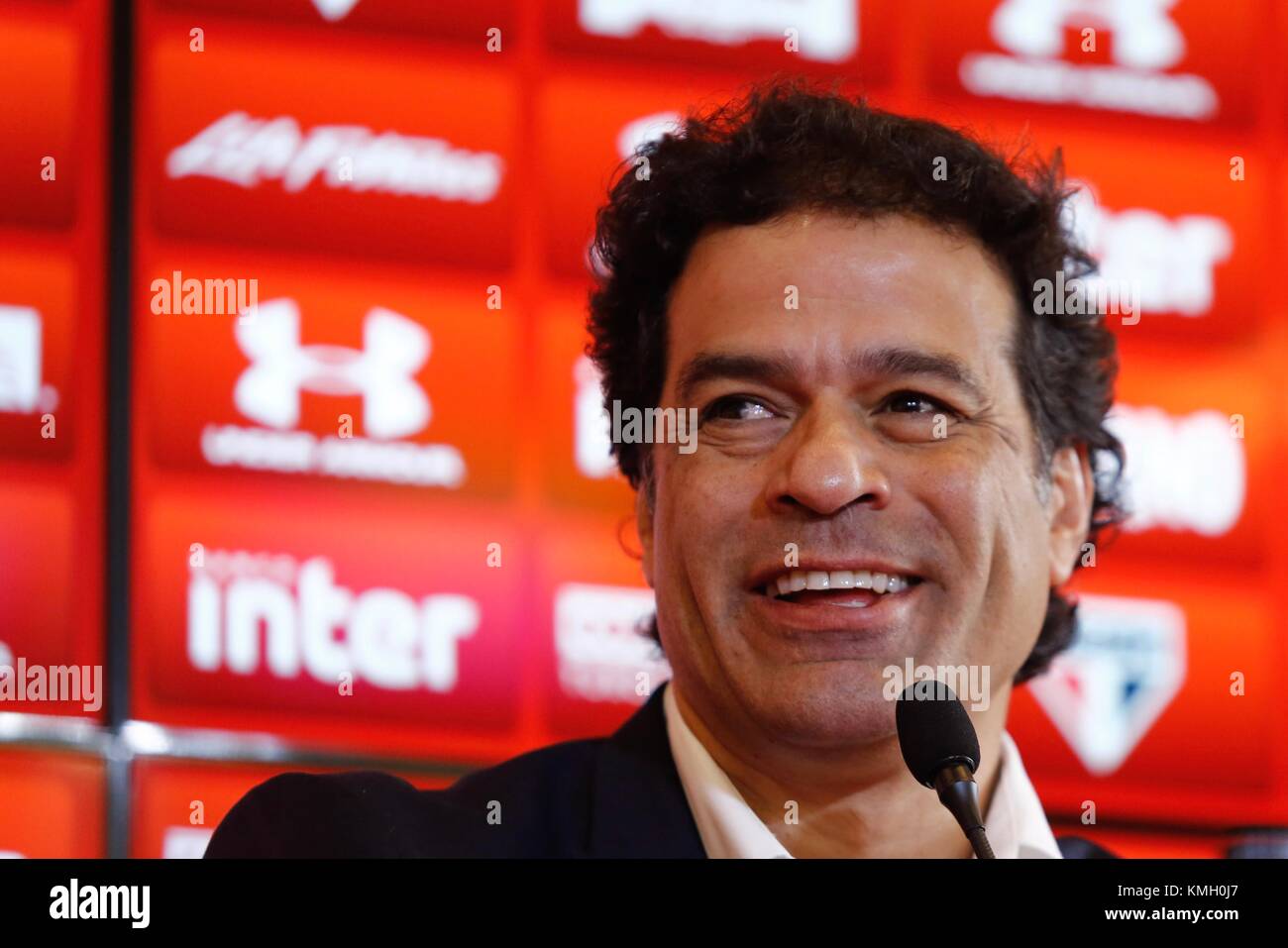 Former player Raí de Oliveira is presented as the new Football Executive of São Paulo Futebol Clube, in the CT of Barra Funda, on the afternoon of Friday, 08. (PHOTO: ADRIANA SPACA/BRAZIL PHOTO PRESS) Stock Photo