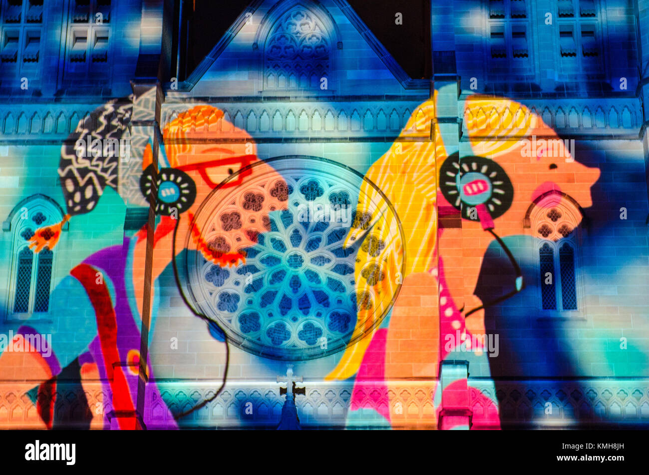 Sydney, Australia 11th December 2017 The Lights of Christmas display