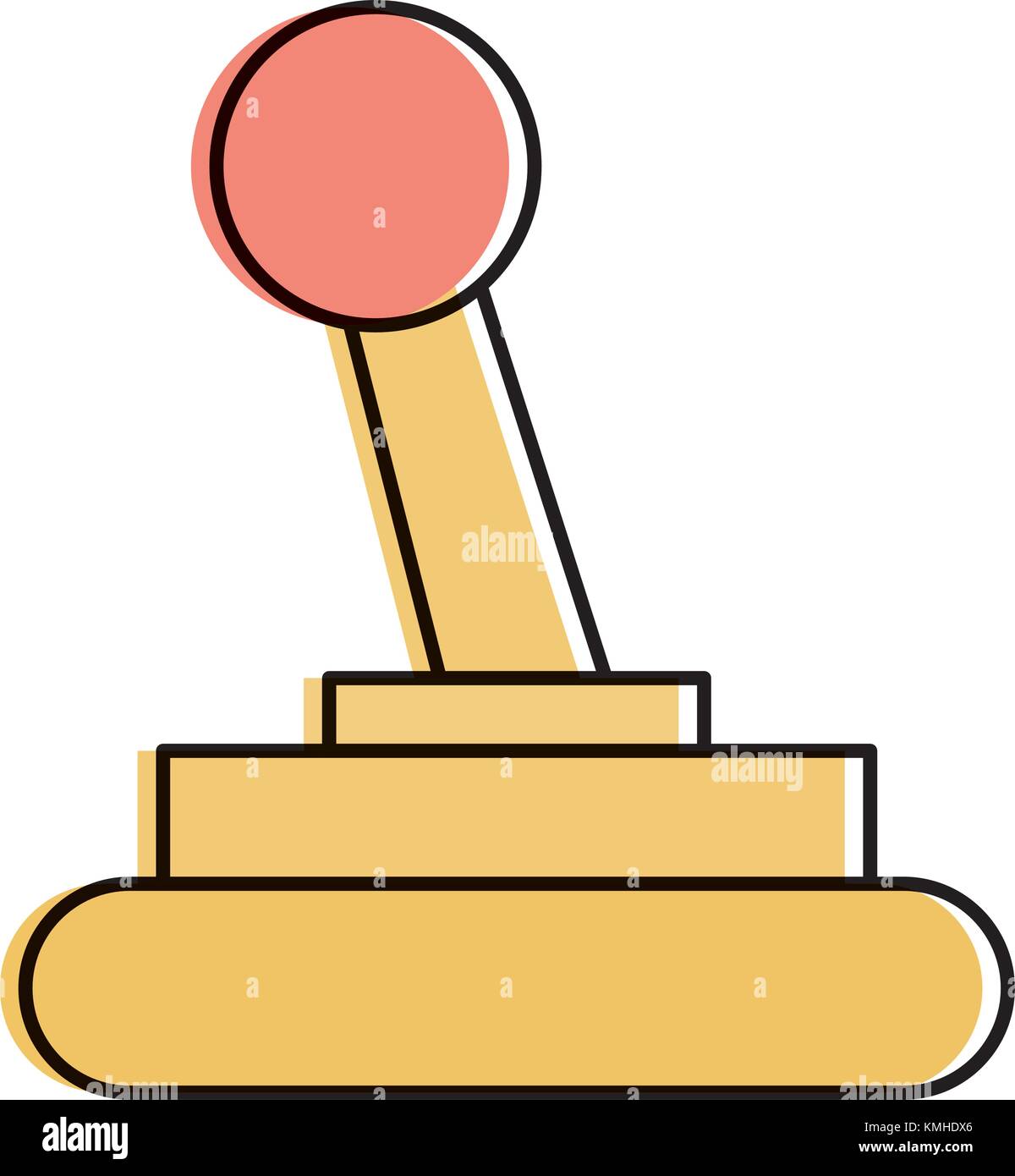 video game joystick icon vector illustration design Stock Vector Image ...