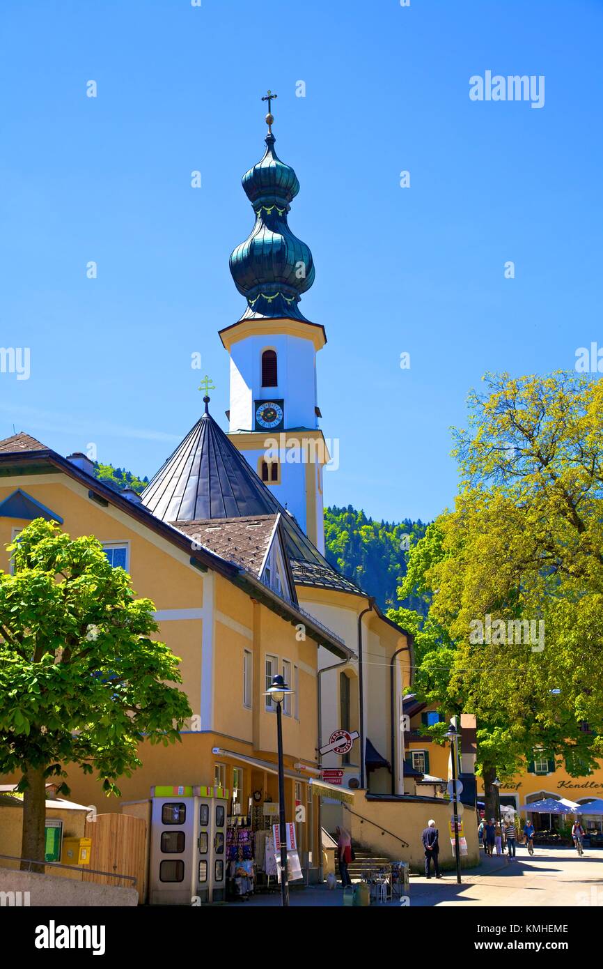 Square in St. Gilgen, Salzburger Land, Austria, Europe Stock Photo Alamy