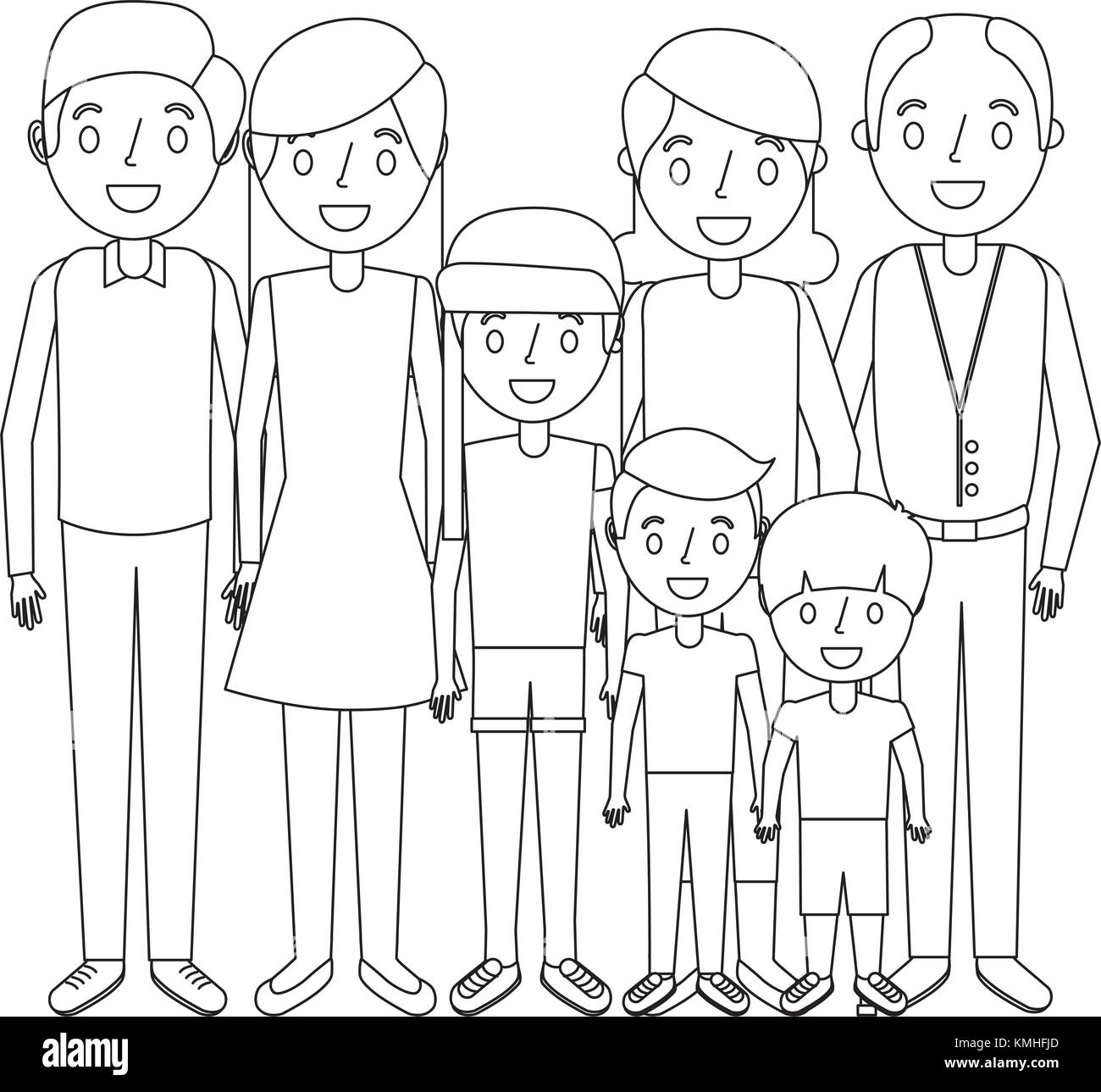 Images Of Joint Family In Cartoon