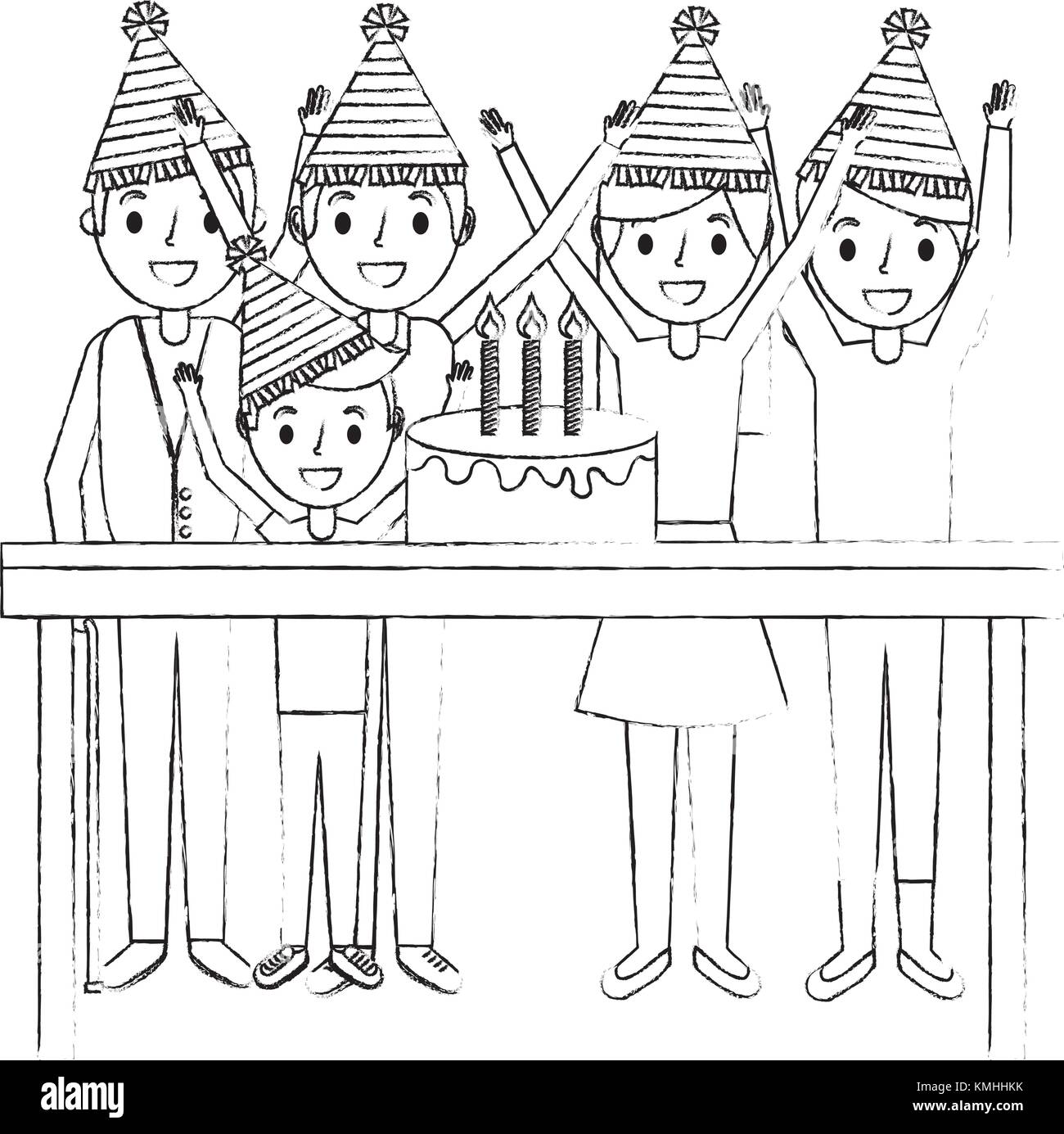 Aggregate 151+ birthday party drawing for intermediate seven.edu.vn