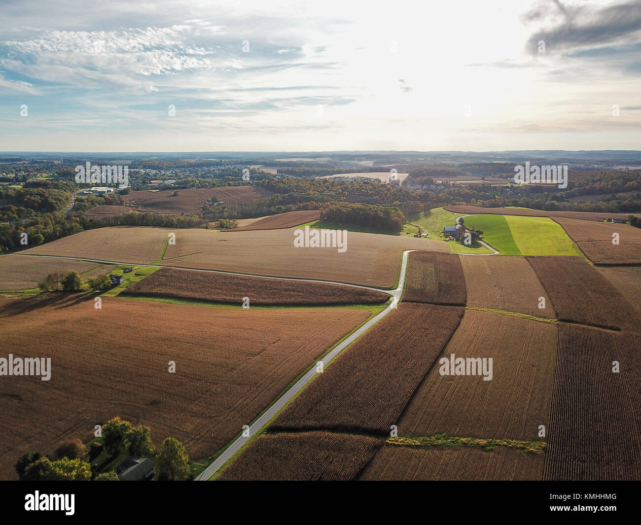 Farmland in Rural Shrewsbury, Pennsylvania during Fall Stock Photo Alamy