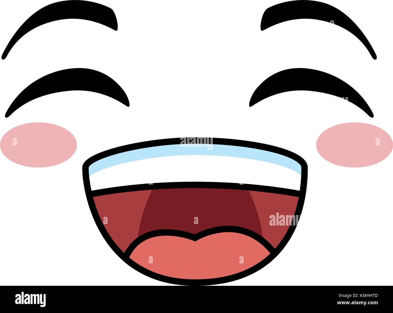 happy emoji face icon vector illustration design Stock Vector Image ...