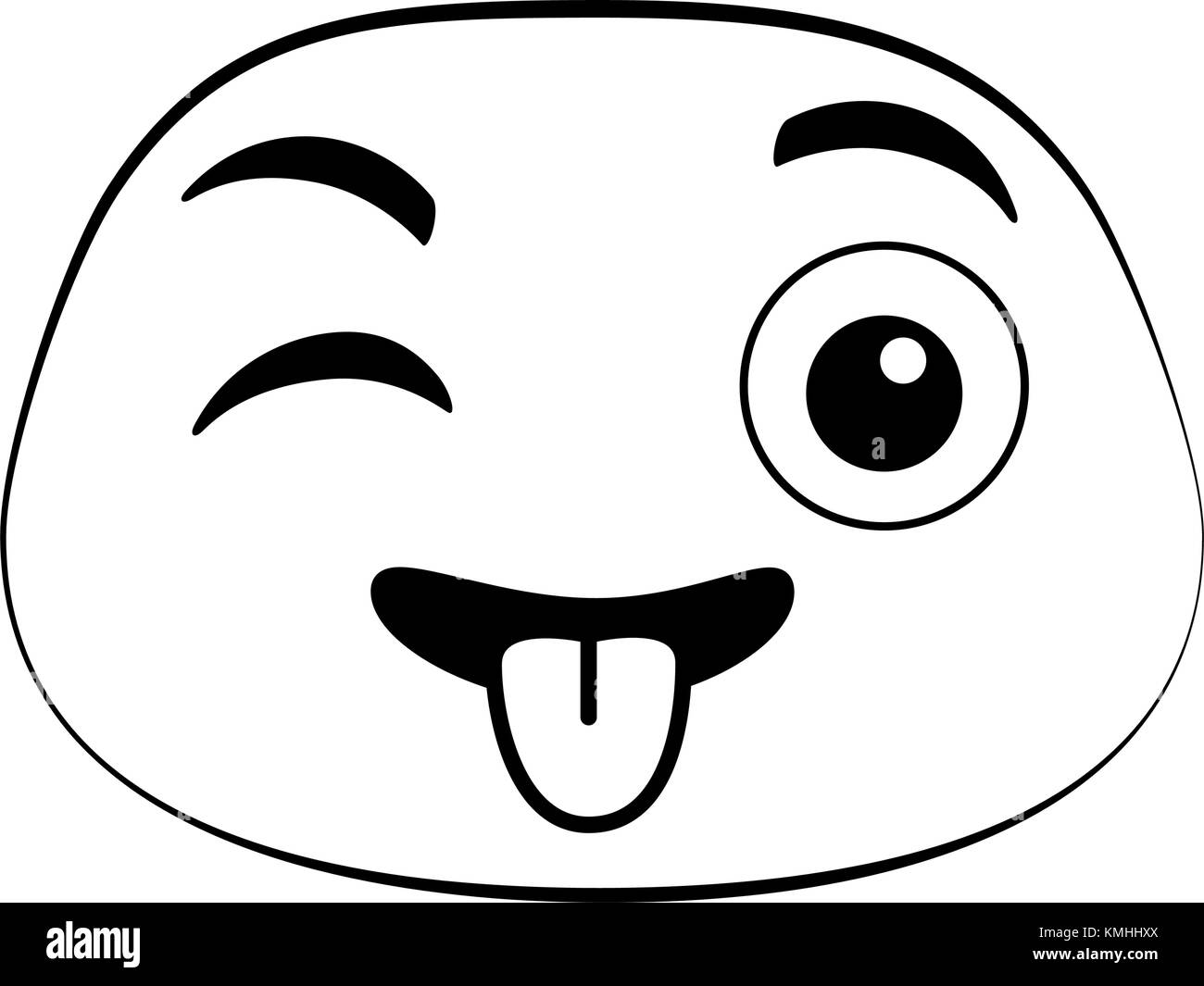 Crazy Emoji Face Icon Vector Illustration Design Stock Vector Image 