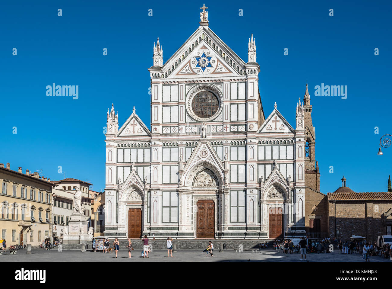 Basilica di Santa Croce in Florence Stock Photo - Alamy