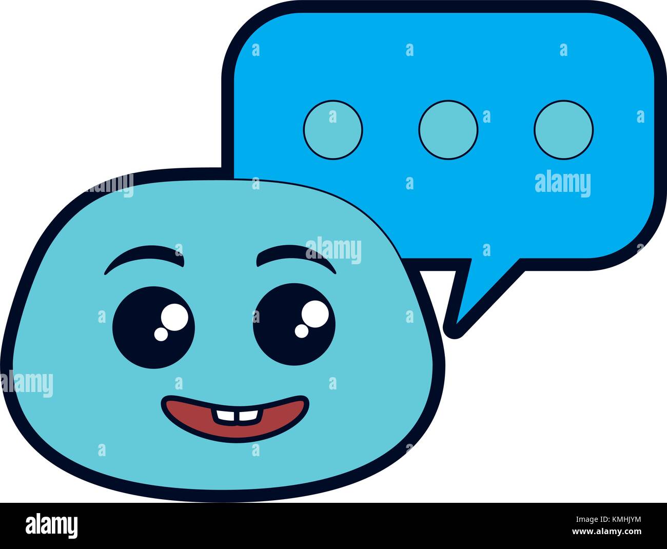 nerd emoji face with speech bubble Stock Vector Image & Art - Alamy