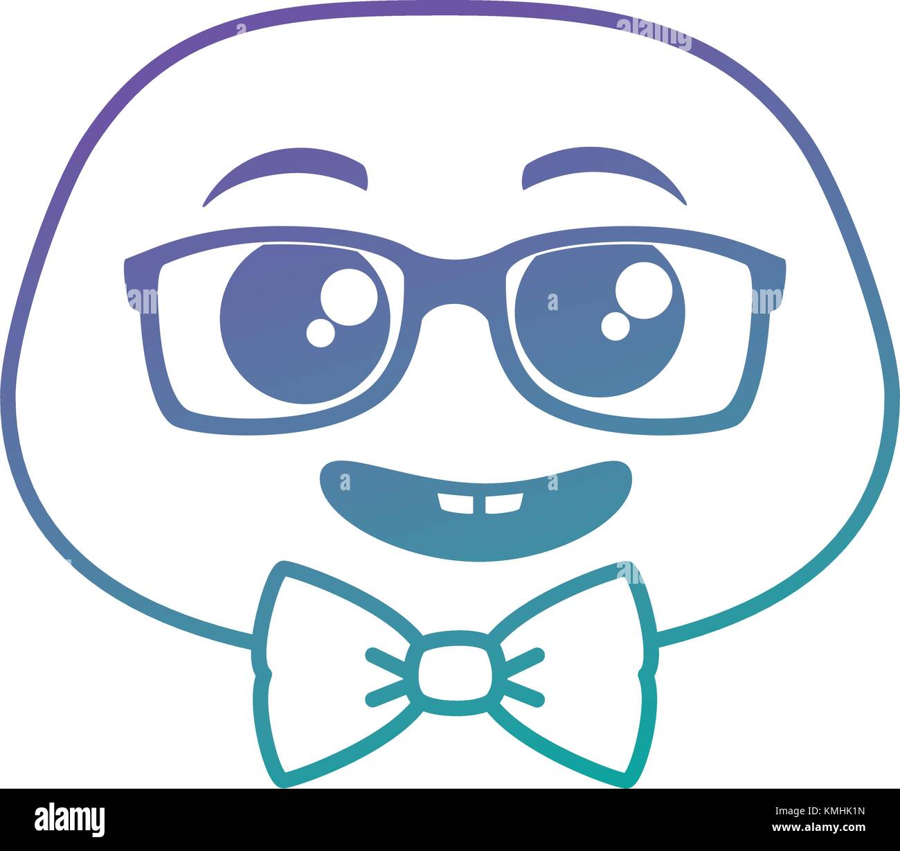 nerd emoji face icon Stock Vector Image & Art Alamy