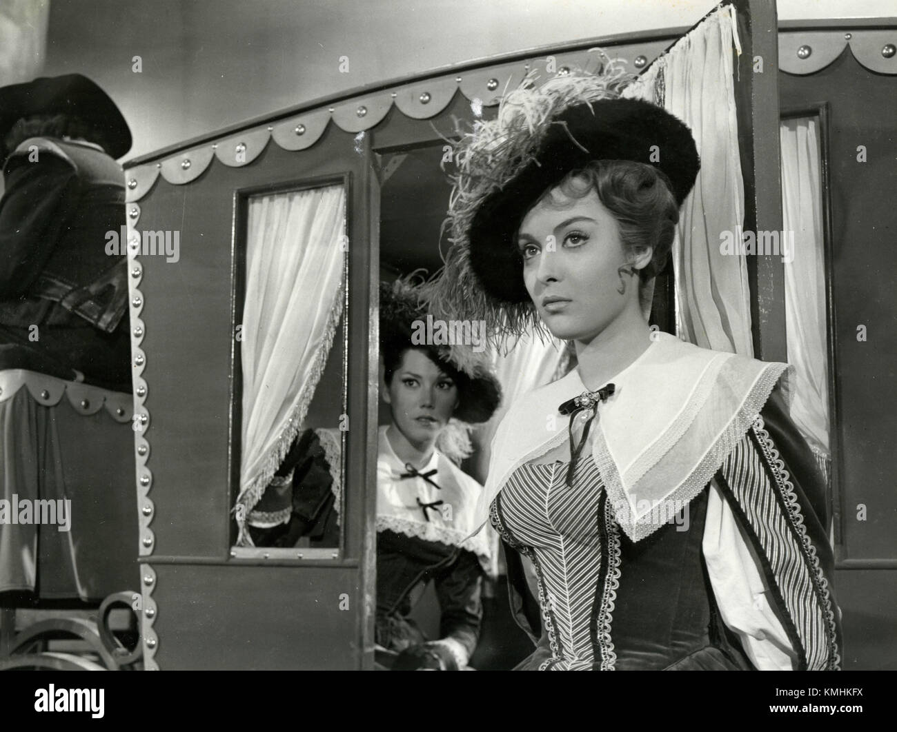 Actress Josè Greci in the movie Zorro and the Three Musketeers, Italy 1963 Stock Photo