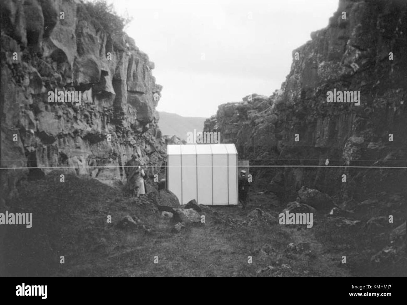 A photograph of Thingvellir, a historical and geological site in ...