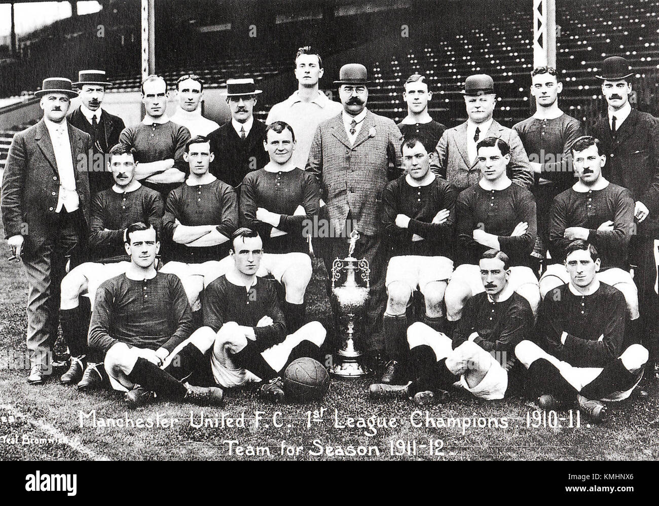 Man.utd 1911-12 Stock Photo