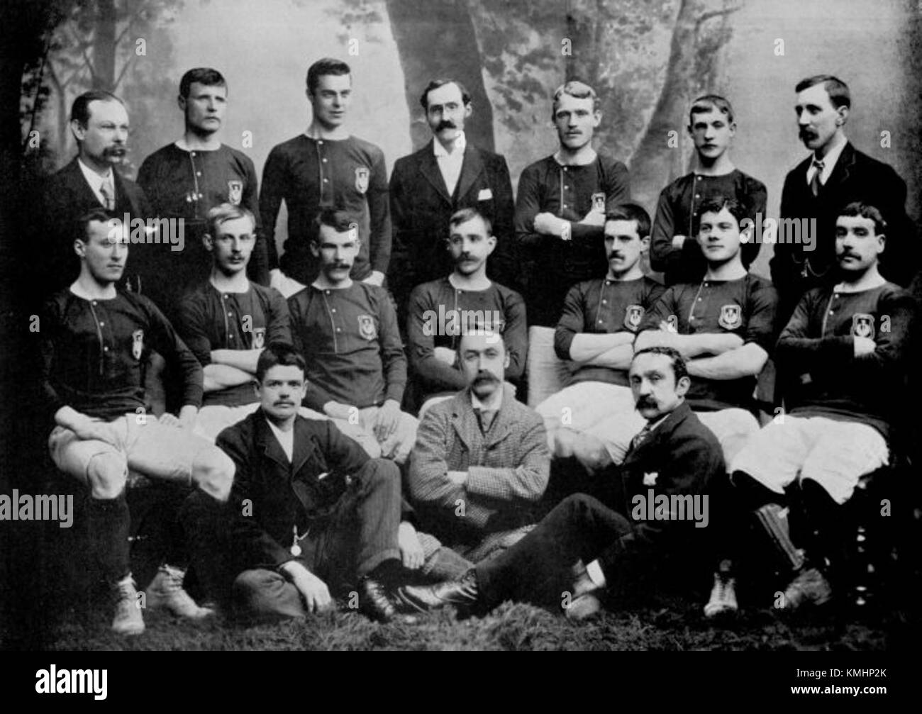 Scotland national team 1895 Stock Photo - Alamy