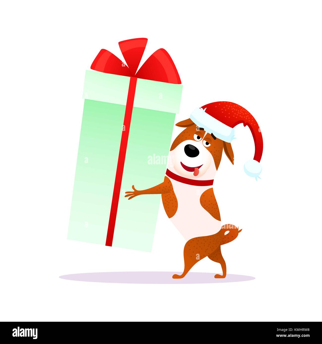 Santa claus dog on Stock Vector Images Alamy