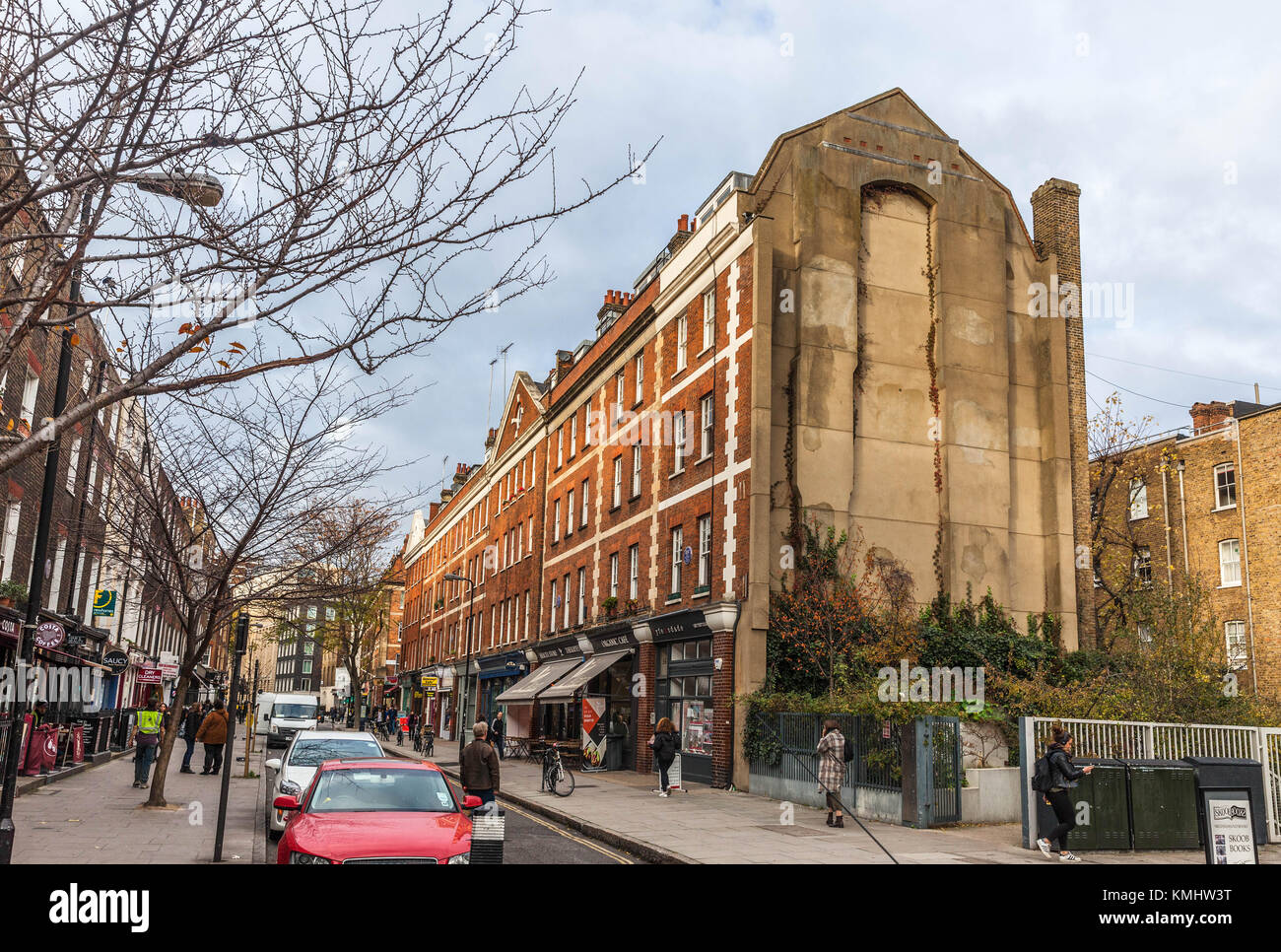 Marchmont street, Bloomsbury, London, England, UK. Stock Photo