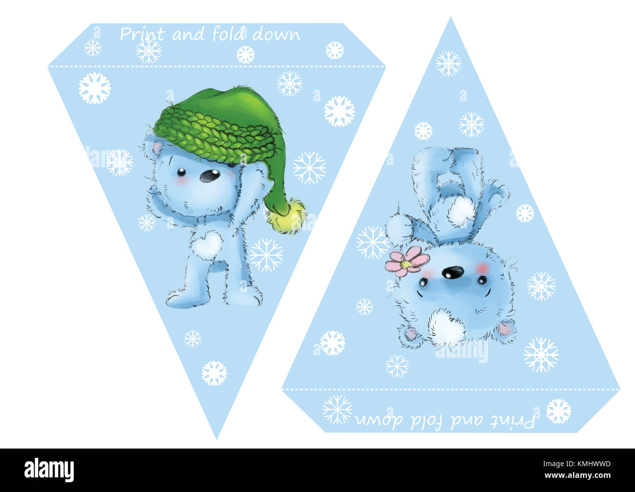 Printable Template Flags Banner Baby Shower Birthday New Year Or Stock Photo Alamy