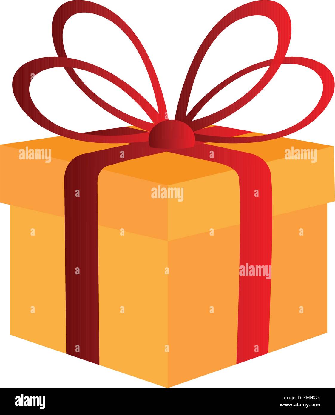 Wrapped Present Front View Isolated wrapped present Stock Vector Image & Art - Alamy