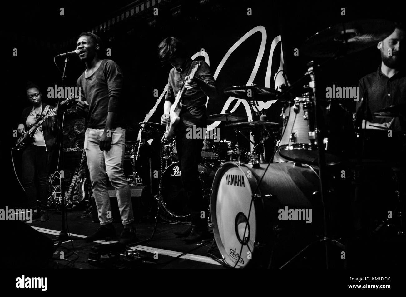 Bourbon Street Band Stock Photo Alamy