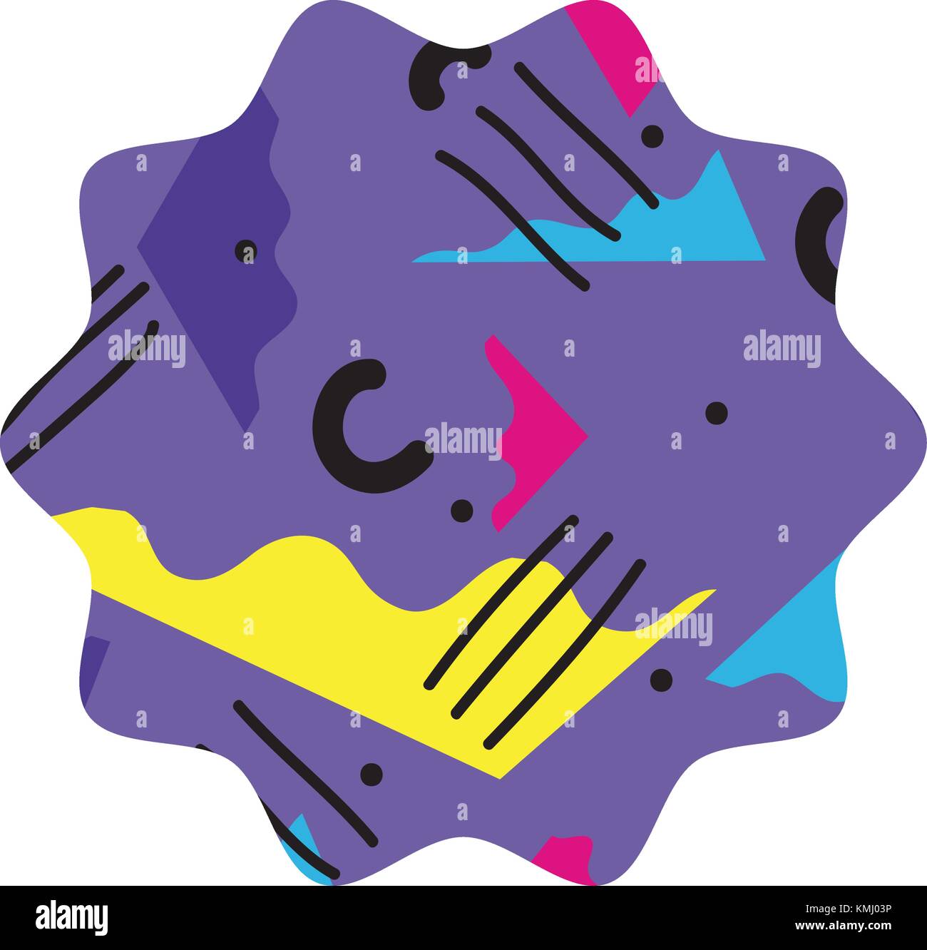 star with abstract figures style background Stock Vector Image & Art ...
