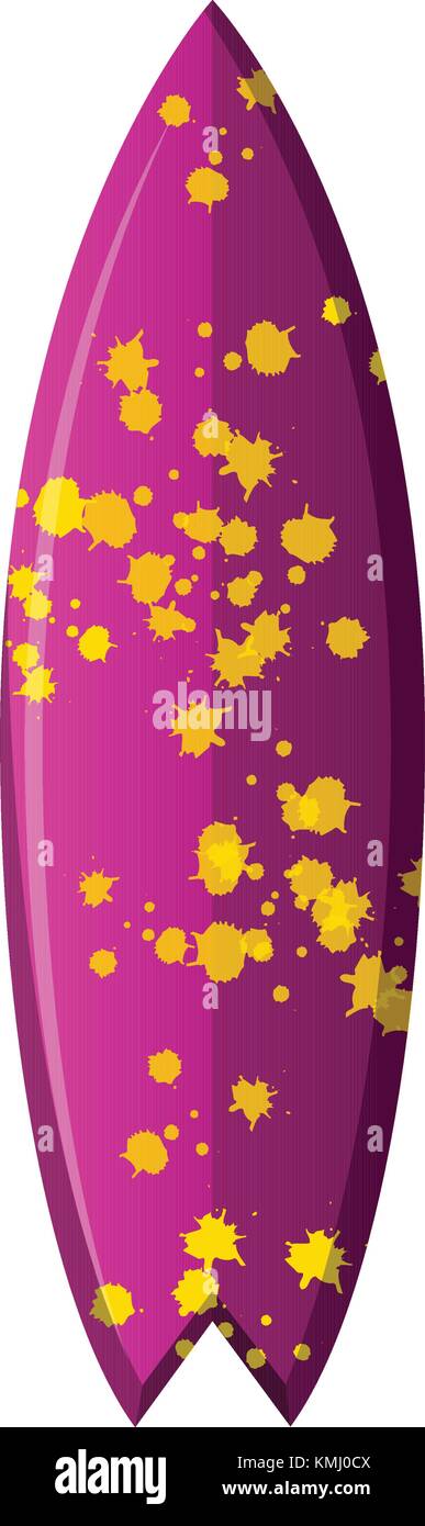 Isolated surfboard illustration Stock Vector Image & Art - Alamy