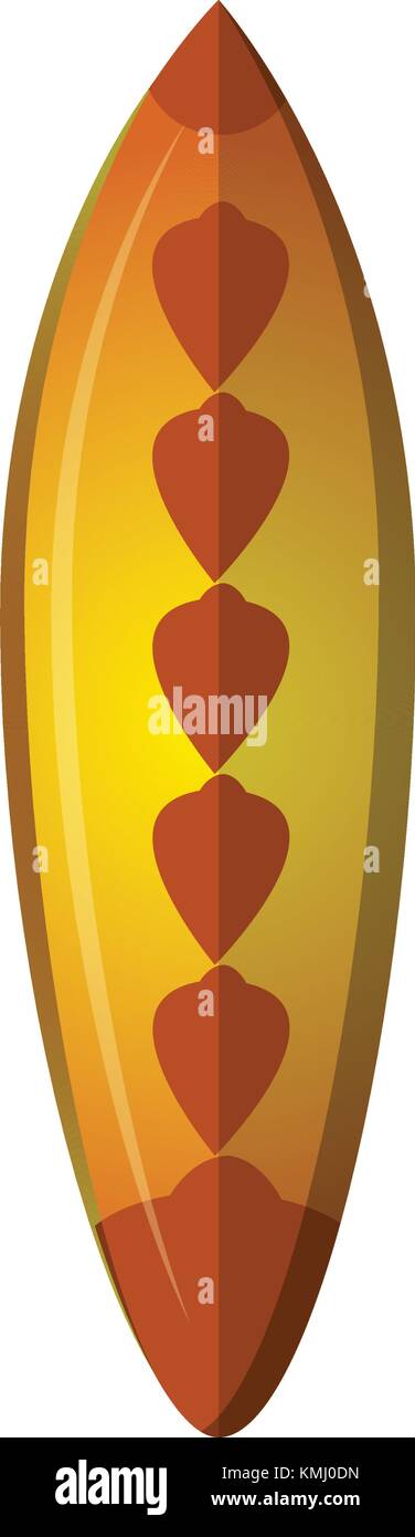 Isolated surfboard illustration Stock Vector Image & Art - Alamy