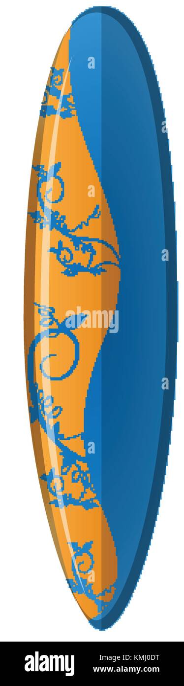 Isolated surfboard illustration Stock Vector Image & Art - Alamy