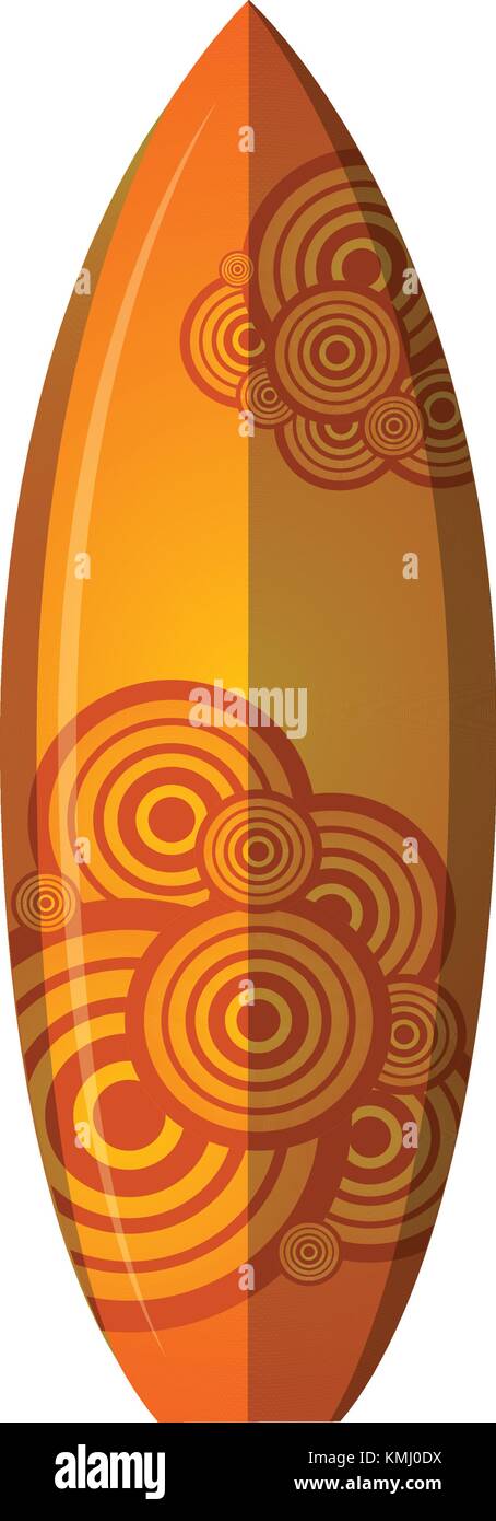 Isolated surfboard illustration Stock Vector Image & Art - Alamy