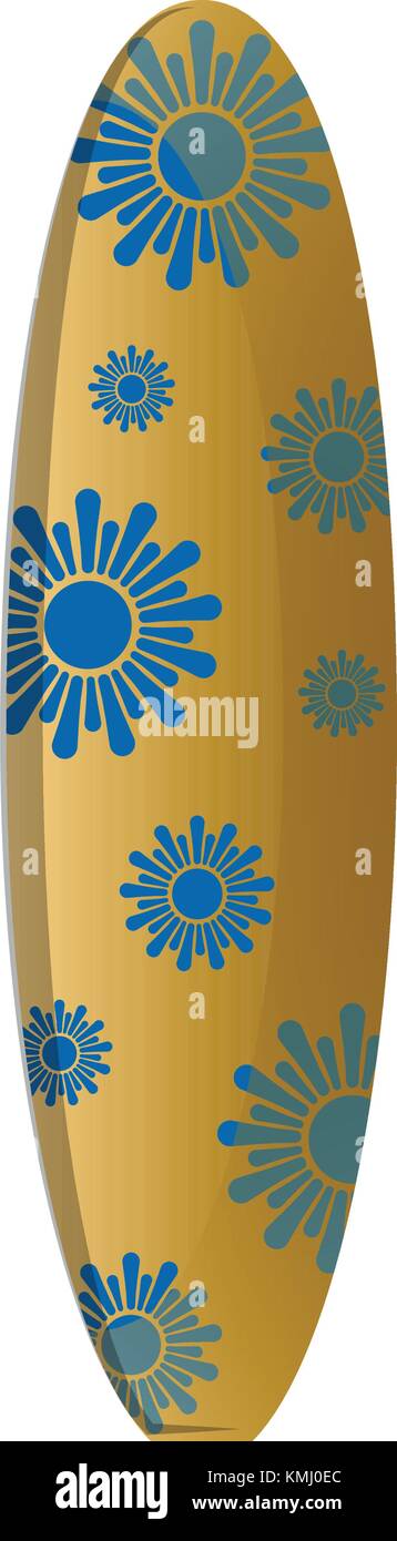 Isolated surfboard illustration Stock Vector Image & Art - Alamy