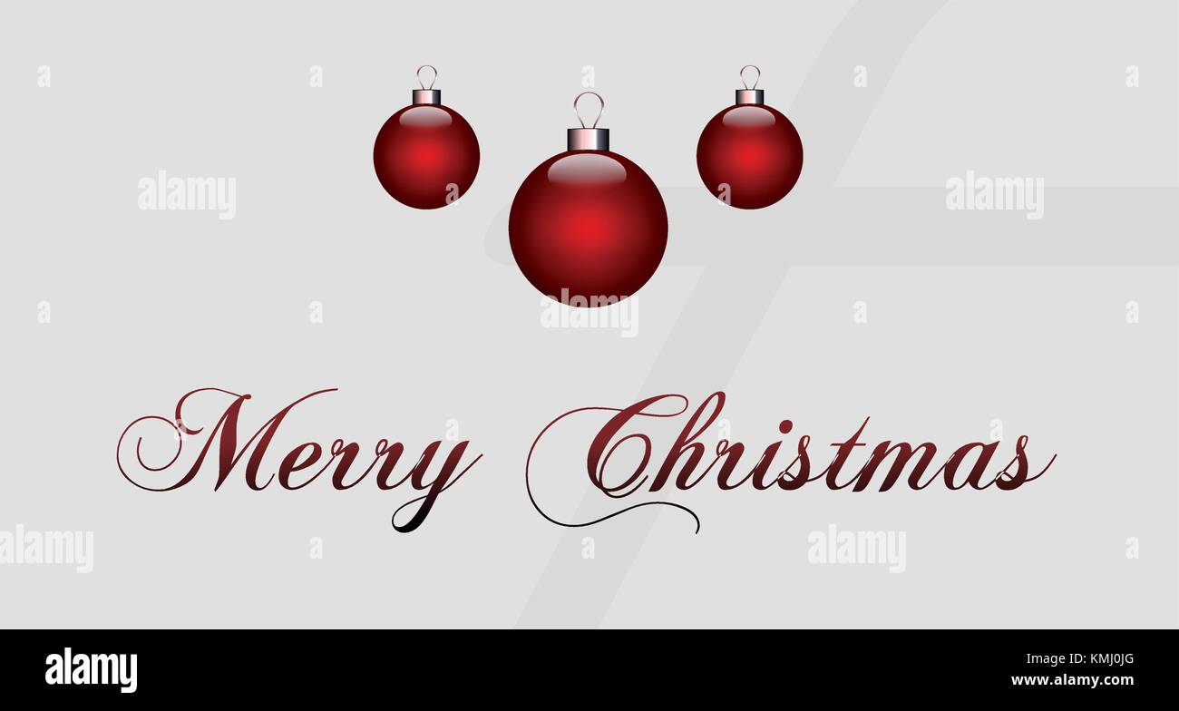 Red christmas lettering Stock Vector Images - Alamy