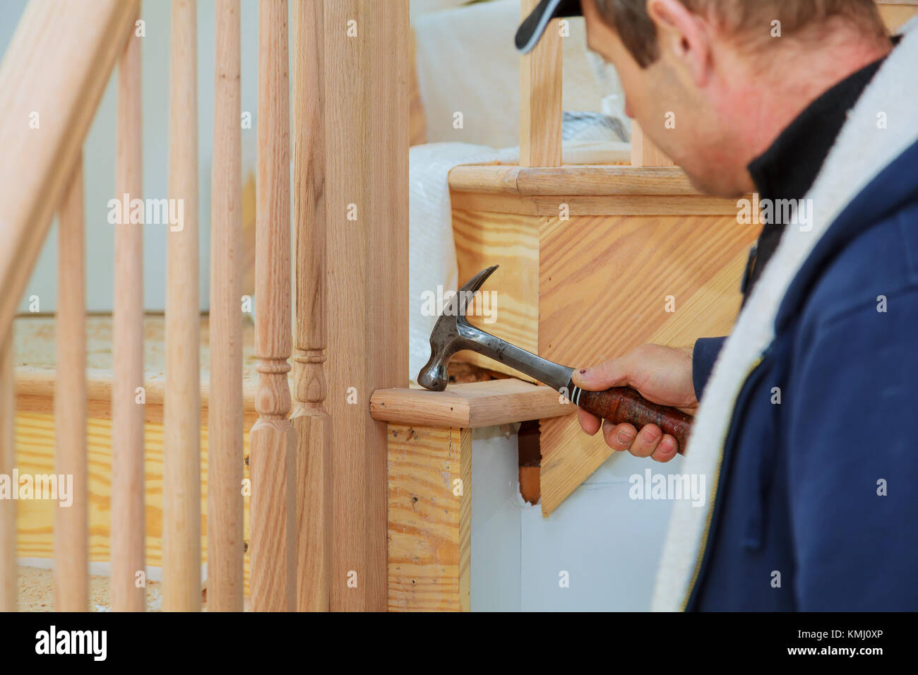 How to Install Stair Railing Kit Installation for wooden railing for