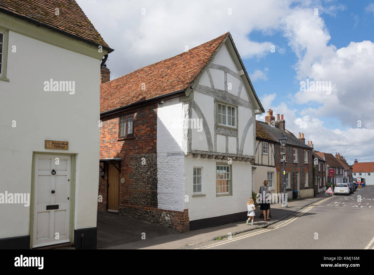 Period houses, High Street, Watlington, Oxfordshire, England, United