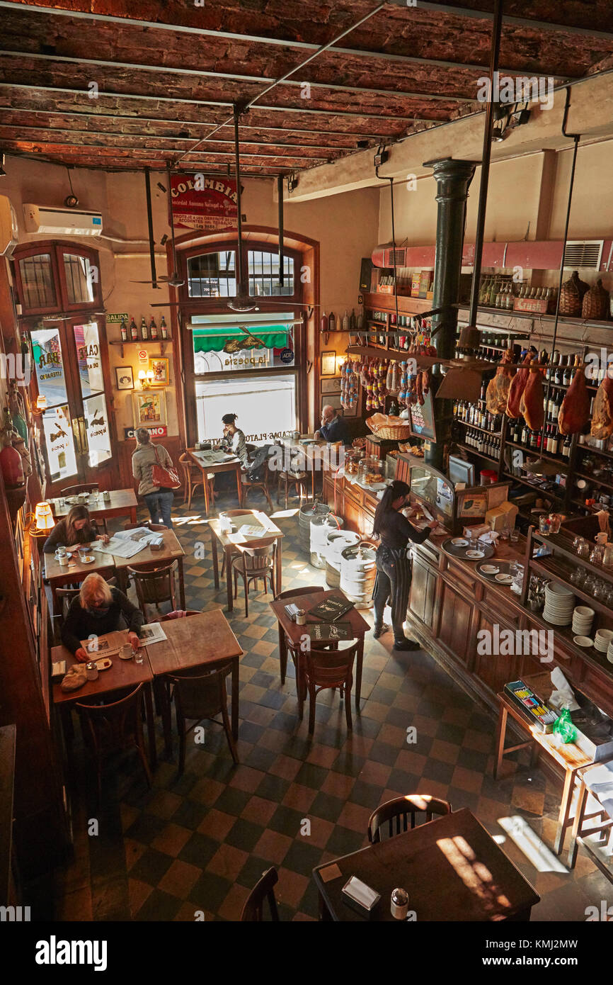 La Poesia Bar and Cafe, San Telmo, Buenos Aires, Argentina, South America Stock Photo
