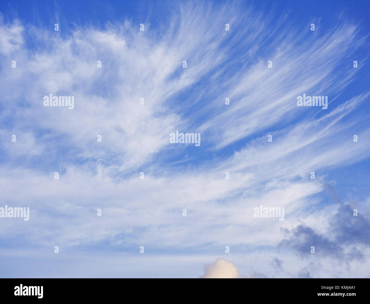cloudy beautiful blue sky background Stock Photo - Alamy